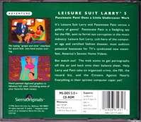 PC Leisure Suit Larry 5 Passionate Patti Does a Little Undercover Work Back CoverThumbnail